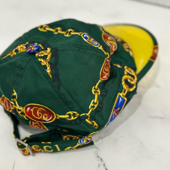 Gucci Silk Chain-Link Hat - Picture 4 of 8